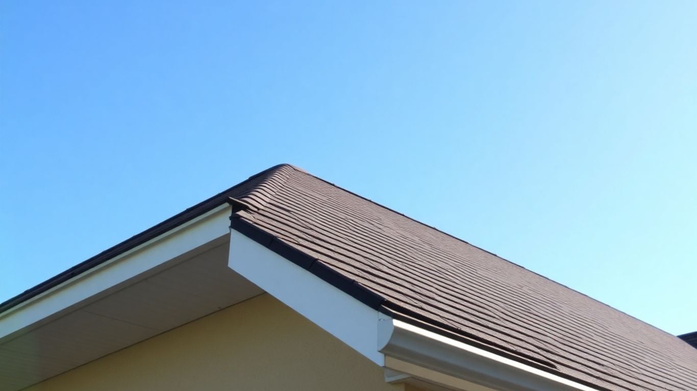 Orlando home roof under a clear blue sky.